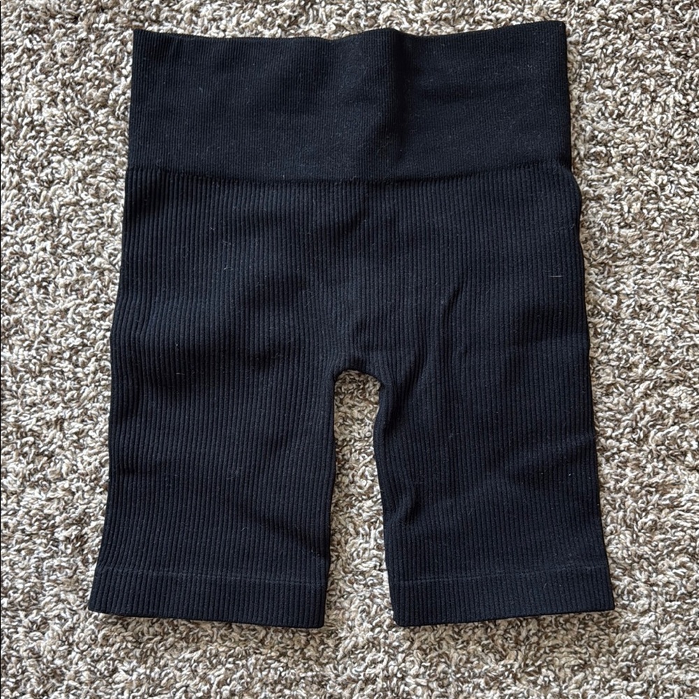 Zenana Black Biker Shorts
